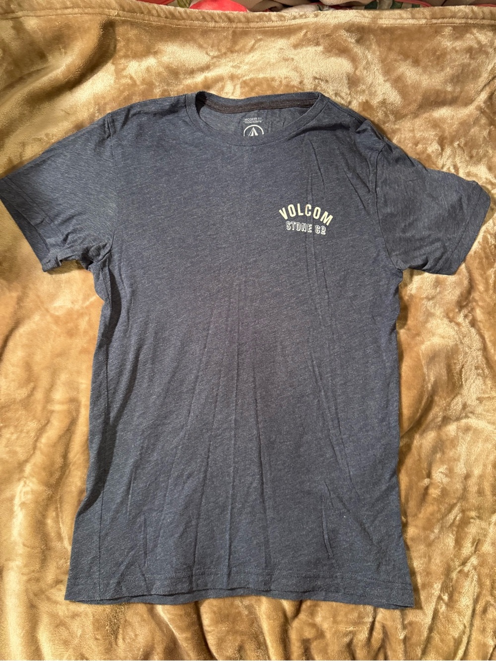 Volcom Navy Heather Short-Sleeve Graphic Tee